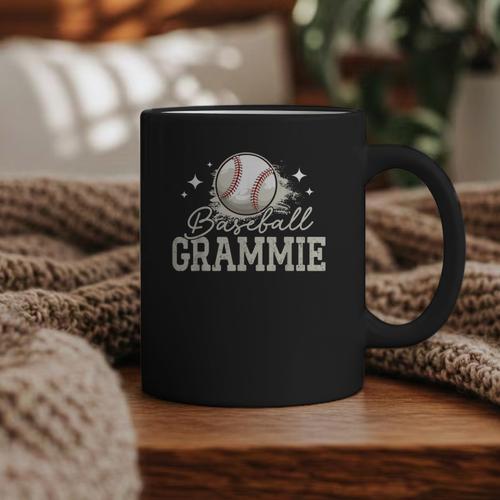 Baseball Grammie Sport Baseball Player Graphic Print Coffee Mug - Sportilla