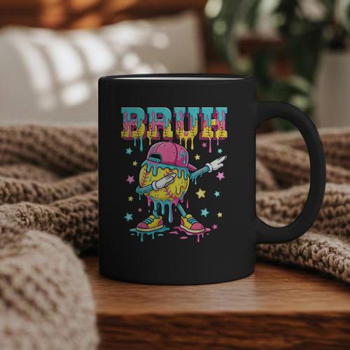 Baseball Life Style Apparel Youth Drip Baseball Boys Kid Graphic Print Coffee Mug - Sportilla
