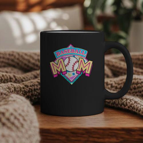 Baseball Mom Loud And Proud Game Day Sport Mother's Day Graphic Print Coffee Mug - Sportilla