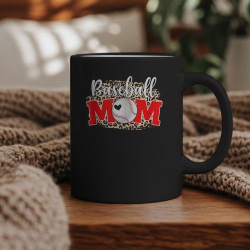 Baseball Mom Mother's Day For Mom Game Day Outfit Graphic Print Coffee Mug - Sportilla