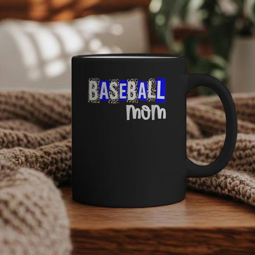 Custom Hustle Tball Tee Ball Womens Baseball Mom Graphic Print Coffee Mug - Sportilla