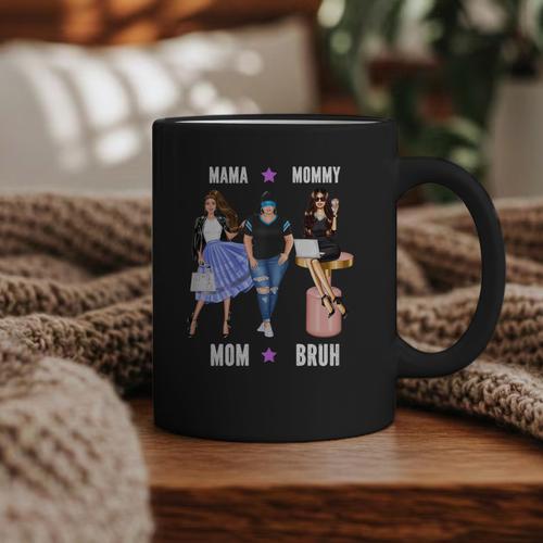 Sassy Baseball Mom Sassy Classy Elegant Graphic Print Coffee Mug - Sportilla