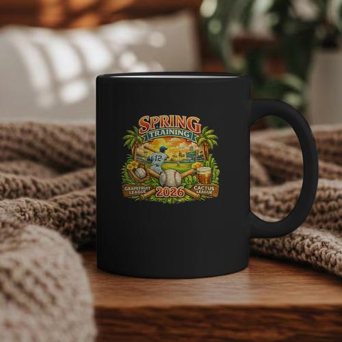 Women's Awesome Spring Trainings 2026 Baseball Arizona Florida Graphic Print Coffee Mug - Sportilla