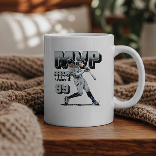 Aaron Judge New York Y Baseball 2025 AL MVP MLBAJMVPM Graphic Print Coffee Mug - Sportilla