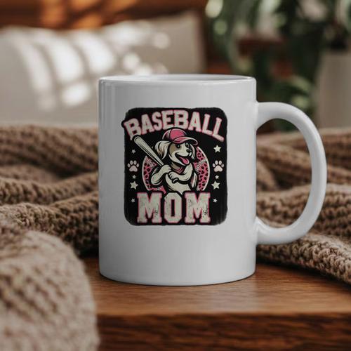 Baseball Mom Dog Mother's In My Baseball Mom Era Graphic Print Coffee Mug - Sportilla