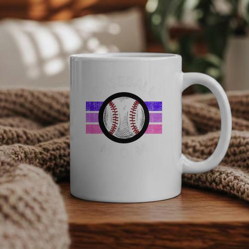 Baseball Mom Sports Mom Proud Baseball Mom Premium Graphic Print Coffee Mug - Sportilla