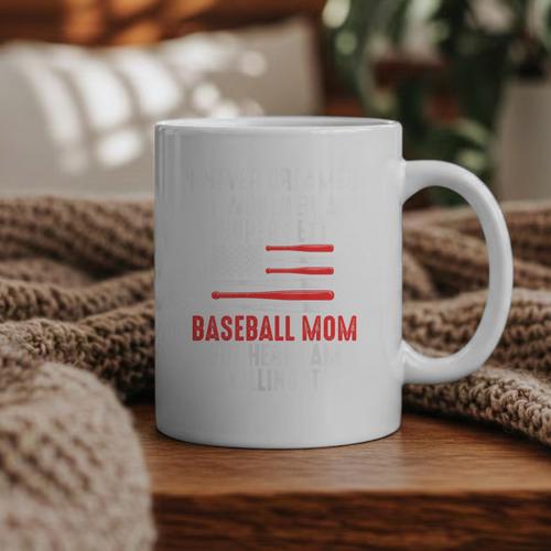 I Never Dreamed I Would Be a Super Sexy Baseball Mom Sport Graphic Print Coffee Mug - Sportilla