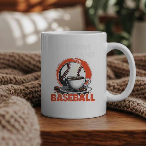 Fathers Day Baseball Dad Parent Premium Graphic Print Coffee Mug - Sportilla