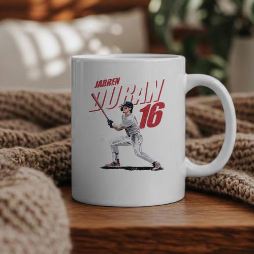 Jarren Duran Boston MLB Baseball Players MLBJDU204M Graphic Print Coffee Mug - Sportilla