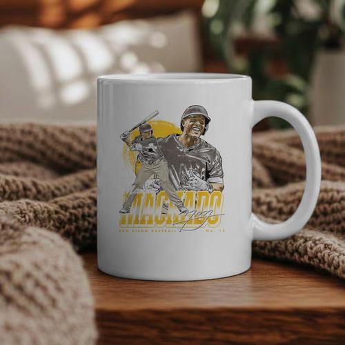 Manny Machado San Diego MLB Baseball Players MLBMMA302N Graphic Print Coffee Mug - Sportilla