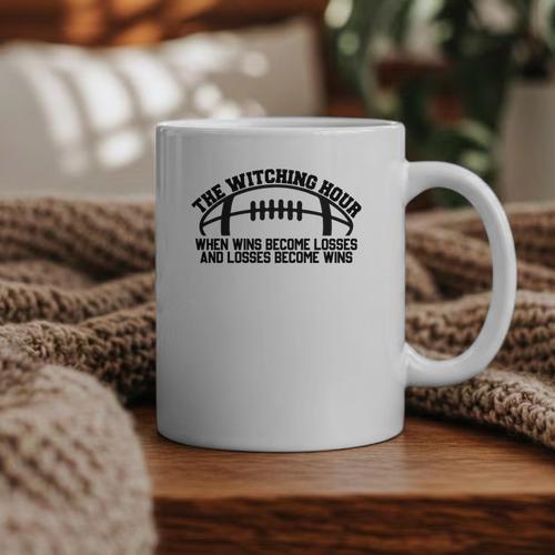 The Witching Hour When Wins Become Losses Baseball Premium Tri-Blend Graphic Print Coffee Mug - Sportilla