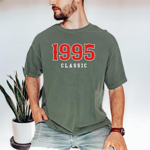30 Year Old 1995 Classic Baseball Fan 30th Birthday Men's Comfort Colors T-Shirt - Sportilla