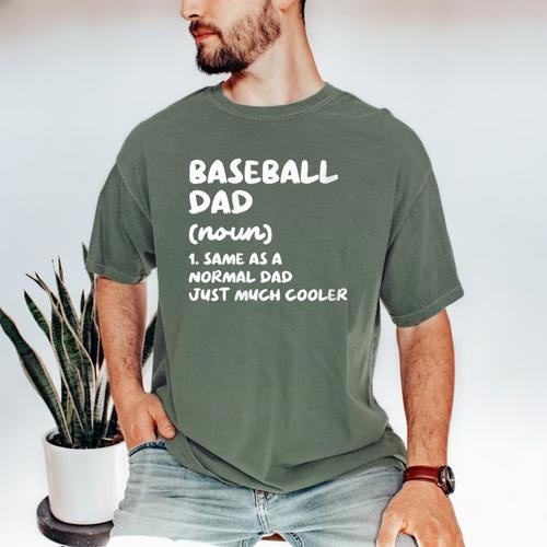 Baseball Dad Definition Men's Comfort Colors T-Shirt - Sportilla