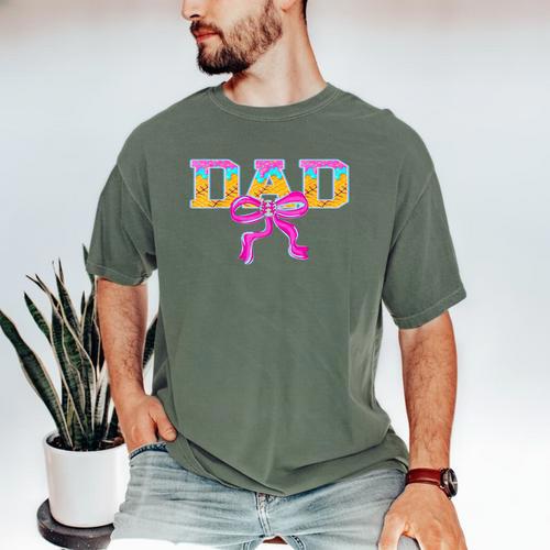 Baseball Dad Ice Cream Drip Game Day Family Matching Men's Comfort Colors T-Shirt - Sportilla