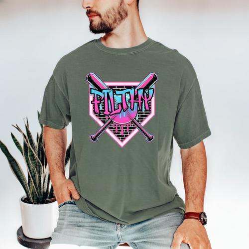 Baseball Ice Cream Drip Pitcher Filthy Men's Comfort Colors T-Shirt - Sportilla