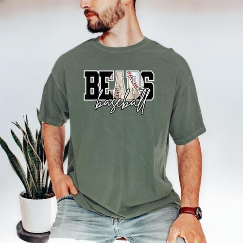 Bears Baseball Mom Game Day School Spirit Bear Pride Men's Comfort Colors T-Shirt - Sportilla