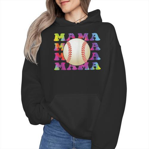 Baseball Mama Sport Women Proud Baseball Mom Wmen Hoodie - Sportilla