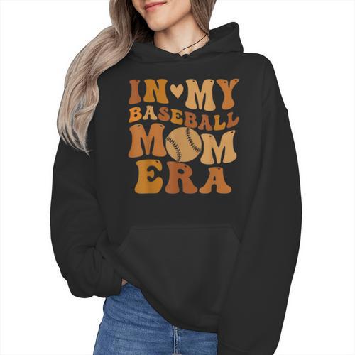 In My Baseball Mom Era For Mama Wmen Hoodie - Sportilla
