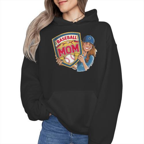 Baseball Mom Mama Mother's In My Baseball Mom Era Wmen Hoodie - Sportilla