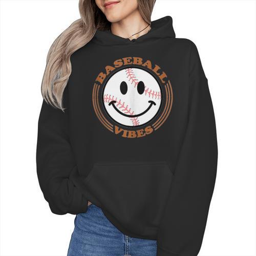 Baseball Vibes Baseball Mom Wmen Hoodie - Sportilla