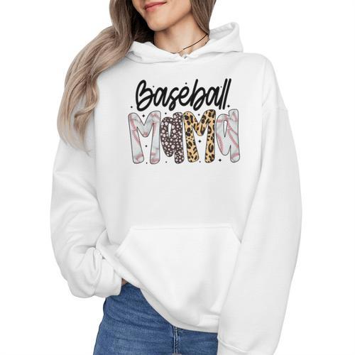 Baseball Mama Coquette Mother's Day Baseball Mom Vintage Wmen Hoodie - Sportilla