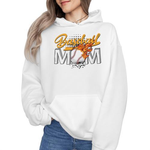 Baseball Mom Sports Graphic Novelty Wmen Hoodie - Sportilla