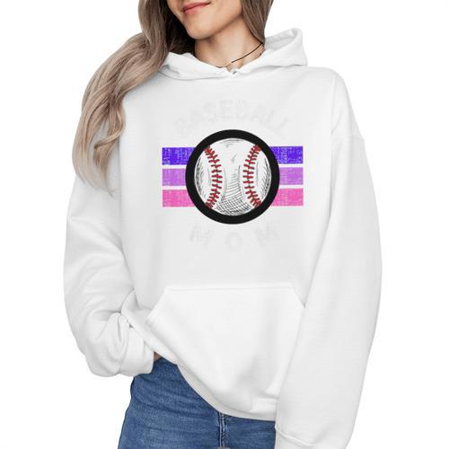 Baseball Mom Sports Mom Proud Baseball Mom Premium Wmen Hoodie - Sportilla