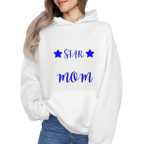 BASEBALL STAR MOM Sporty Design For Proud Baseball Moms Wmen Hoodie - Sportilla