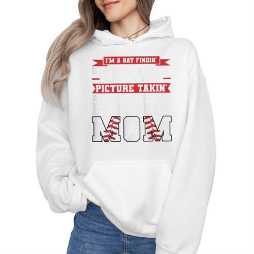 I'm a Bat Findin Washin' Baseball Mom Baseball Wmen Hoodie - Sportilla