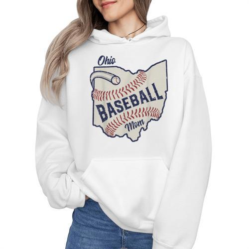 Ohio Baseball Mom Wmen Hoodie - Sportilla