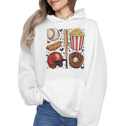 Tis The Season Baseball Mom Game Day Cheering Sports Lover Wmen Hoodie - Sportilla