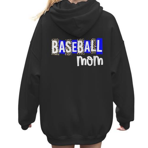 Custom Hustle Tball Tee Ball Womens Baseball Mom Women Hoodie Back Print - Sportilla