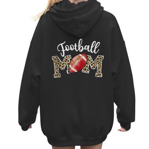 Football Mom Dance Mom Baseball Mom Mother Day Women Hoodie Back Print - Sportilla