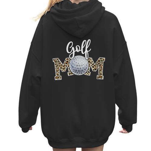 Golf Mom Dance Mom Baseball Mom Mother Day Women Hoodie Back Print - Sportilla