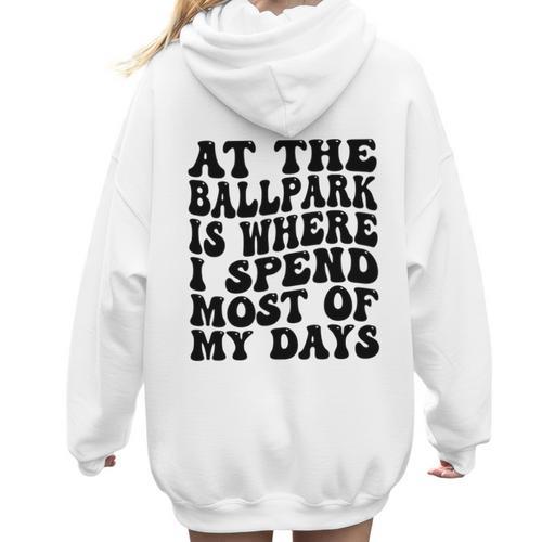 Baseball Mom Good For Baseball Boys Kids Men Women Women Hoodie Back Print - Sportilla