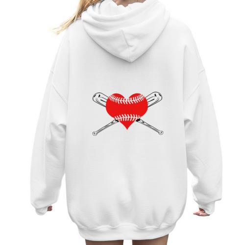 Baseball Mom Humor I Teach My Kids To Hit And Steal Women Hoodie Back Print - Sportilla