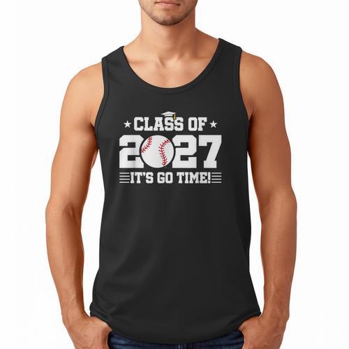 2027 Back To School Baseball 2027 Graduation Class Of 2027 Men Tank Top - Sportilla
