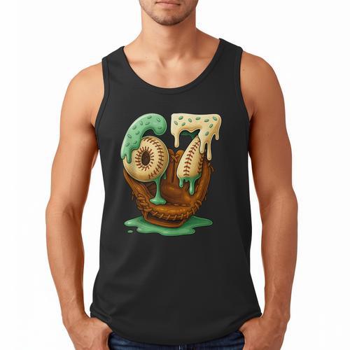 67 Ice Cream Drip Six Seven Baseball Men Tank Top - Sportilla