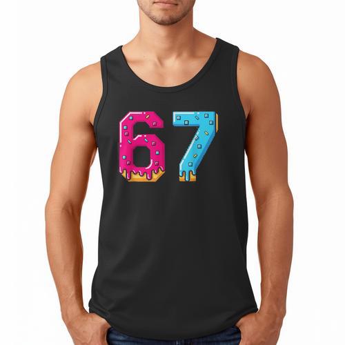 67 Shirt Baseball Life Style 101 Apparel Youth Drip Meme Men Tank Top - Sportilla