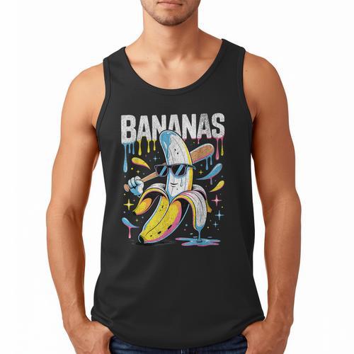 Banana Baseball Drip Kids Youth Boys Girls Sport Teens Men Tank Top - Sportilla
