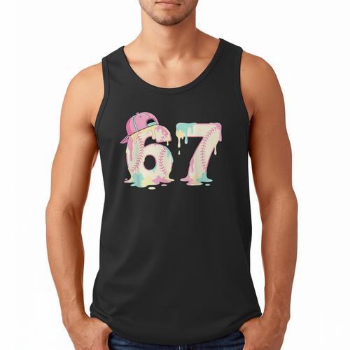 Baseball 67 Dripping Six Seven Drip Boys Gen Z Men Tank Top - Sportilla