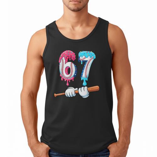 Baseball 67 Ice Cream Drip Six Seven Boys Men Tank Top - Sportilla