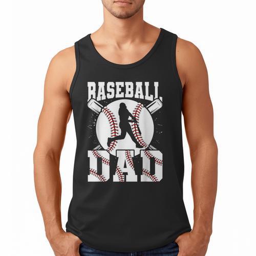 Baseball Dad Apparel Dad Baseball Father's Day Men Tank Top - Sportilla