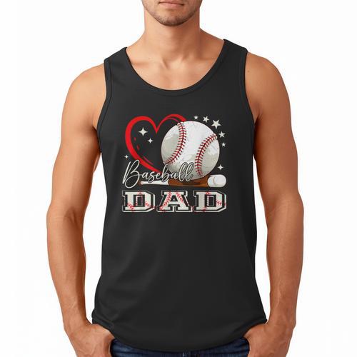 Baseball Dad Family Matching Cute Baseball Lover Men Tank Top - Sportilla