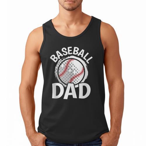 Baseball Dad Baseball Player Men Men Tank Top - Sportilla