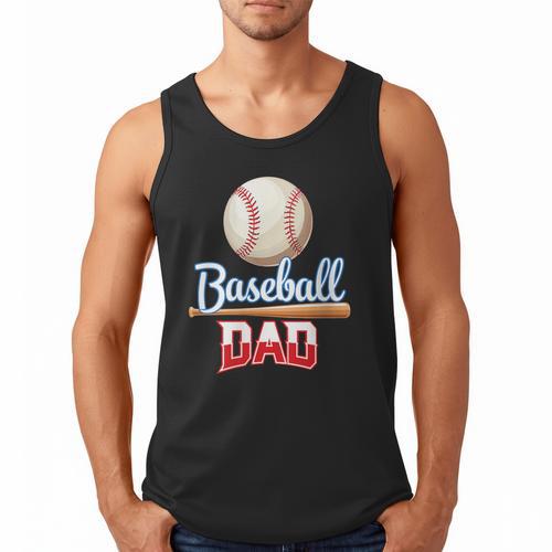 Baseball Dad Quote Father's Day Sports Men Tank Top - Sportilla