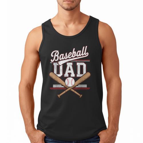 Baseball Dad Sports Lover Father's Day Father In Law Men Tank Top - Sportilla