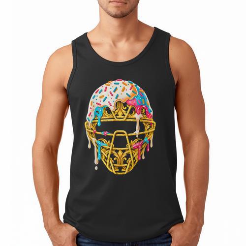 Baseball Drip For Boys Ice Cream Drip Youth Boys Catcher's Men Tank Top - Sportilla