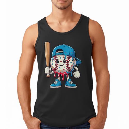 Baseball Drippy Style Apparel For Boys Youth Cool Baseball Men Tank Top - Sportilla