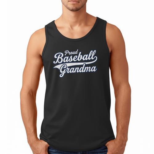 Baseball Grandma Graphic Men Tank Top - Sportilla